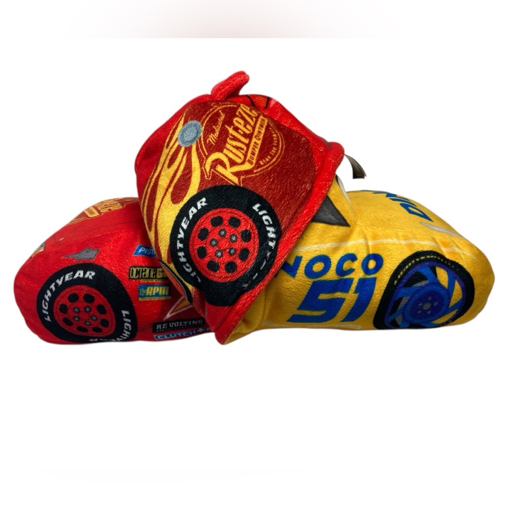 Disney Pixar Cars 3 Flip a Zoo Lightning McQueen Cruz Ramirez 14” Plush 2017 - Picture 2 of 9